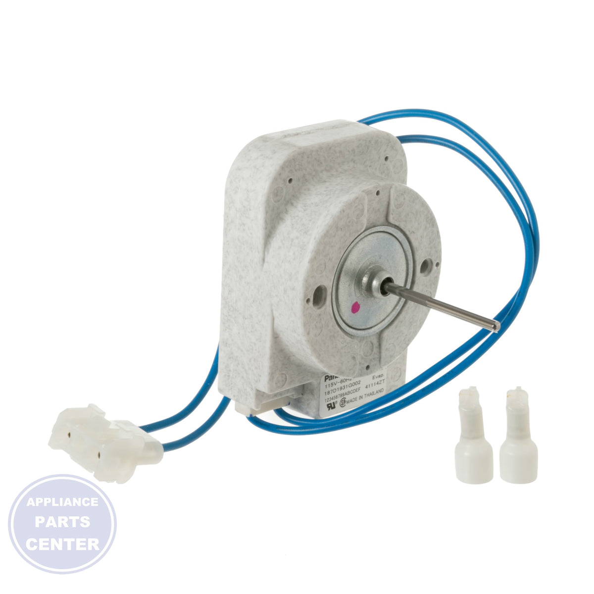 GEH EVAP FAN MOTOR KIT WR60X10300 - Installation in GEH model demonstrating key mounting points