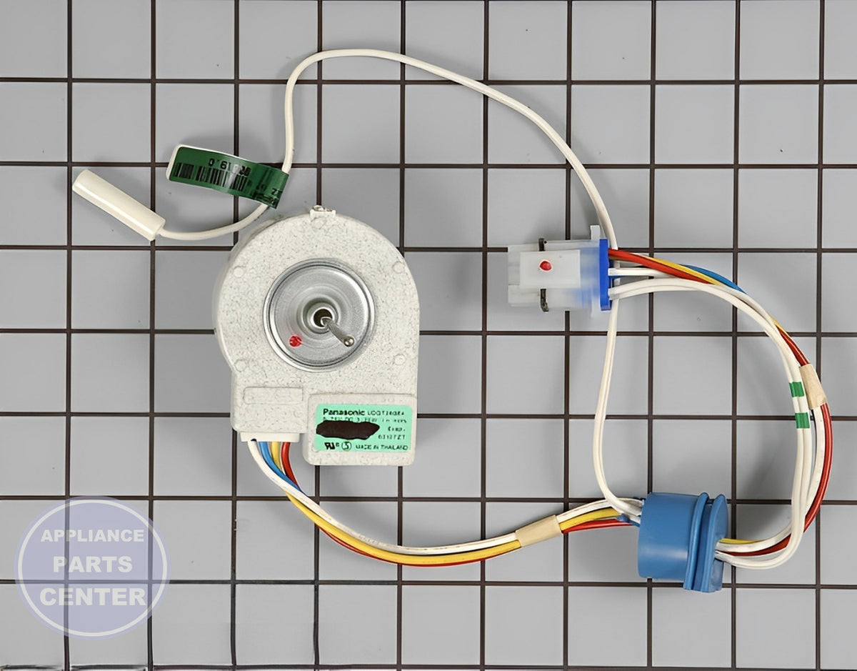 GE REFRIGERATOR EVAPORATOR FAN MOTOR WR60X10307 - Main view showing optimal cooling for GE refrigerators