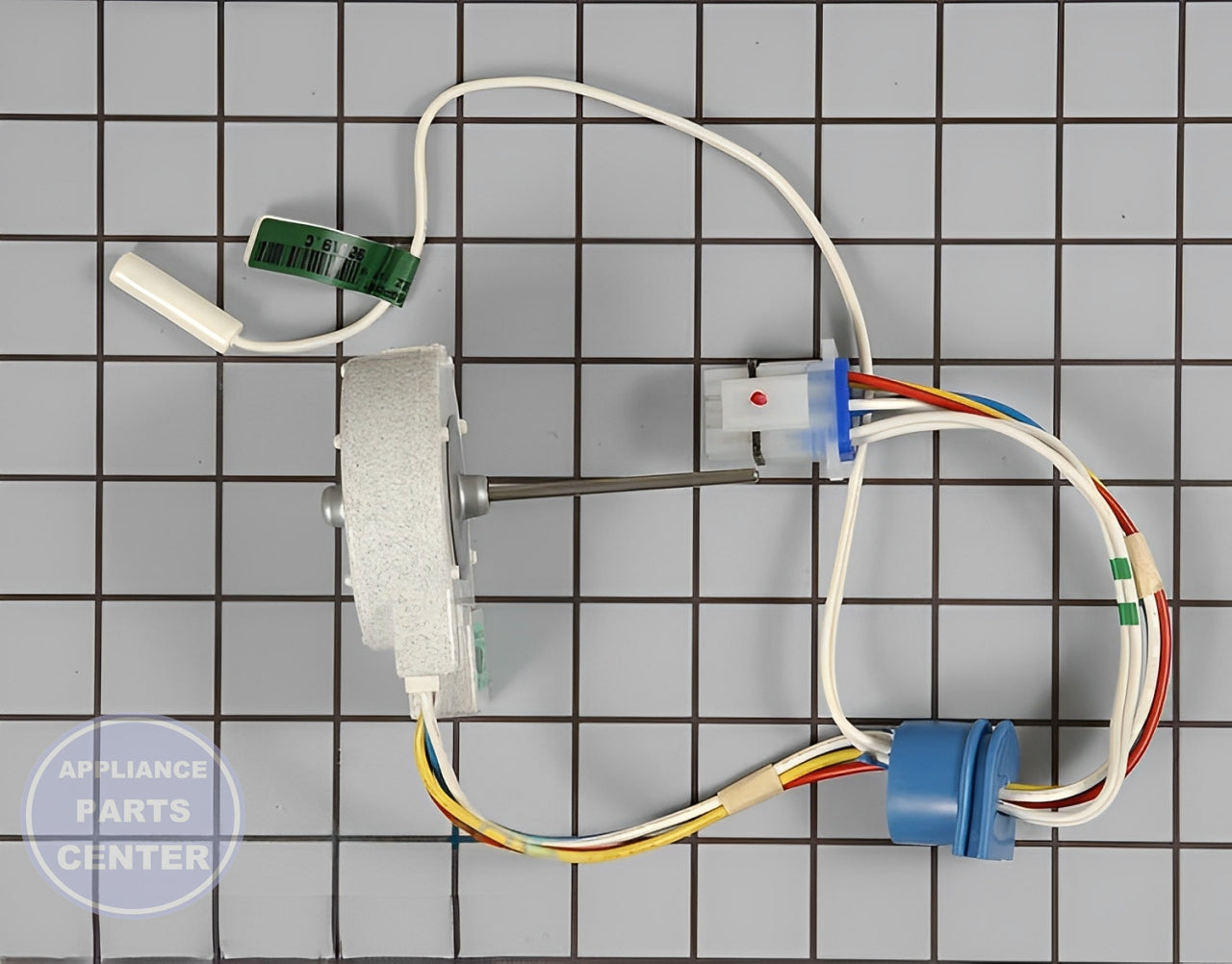 GE REFRIGERATOR EVAPORATOR FAN MOTOR WR60X10307 - Detailed view of high-quality components