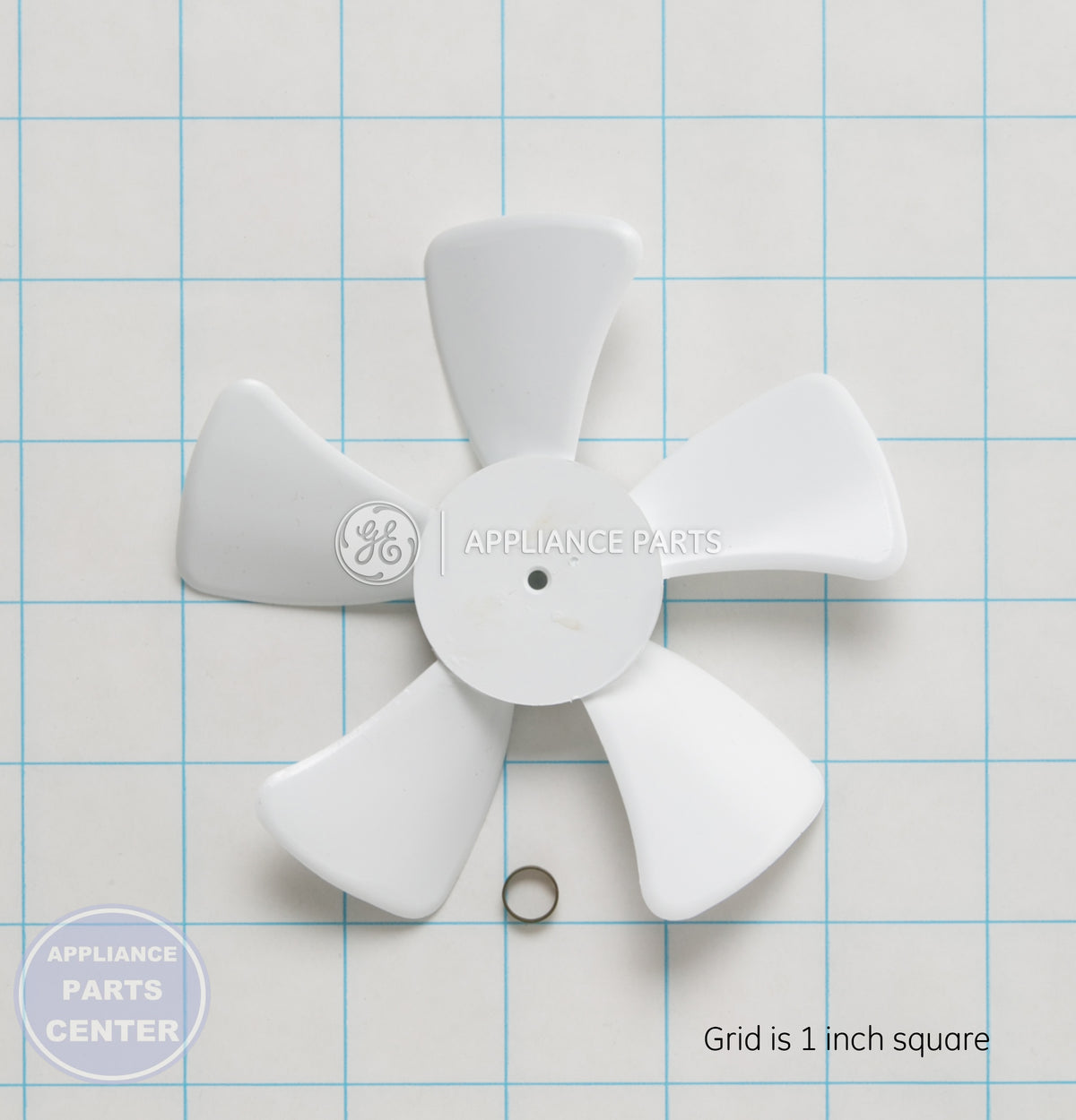GEH REFRIGERATOR PLASTIC FAN BLADE WR60X114 - Main view showing efficient cooling for GEH models