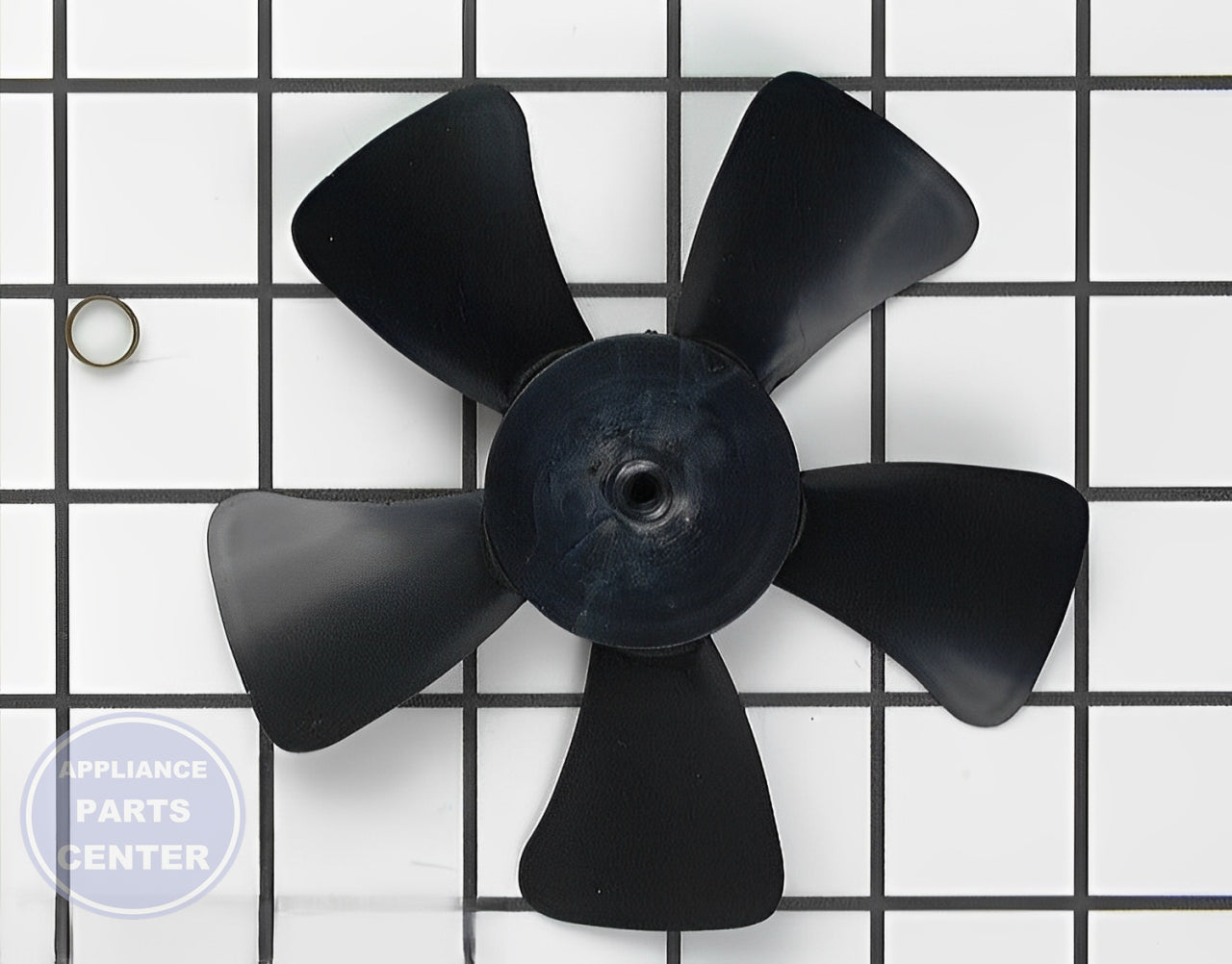 GE Evaporator Fan Blade WR60X123 - Main view showing efficient cooling for GE, Kenmore, Hotpoint models