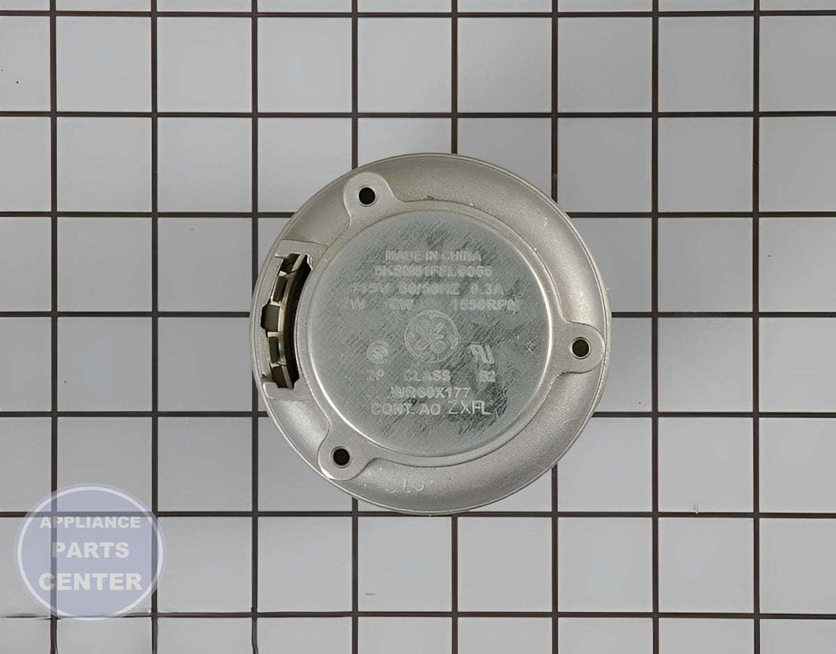 Condenser Fan Motor WR60X177 - Detailed view of 5000 RPM speed