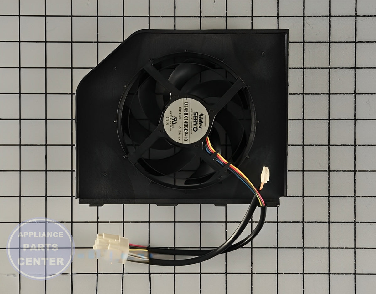 GE Condenser Fan Motor WR60X24014 - Installation in GE model, showing key mounting points