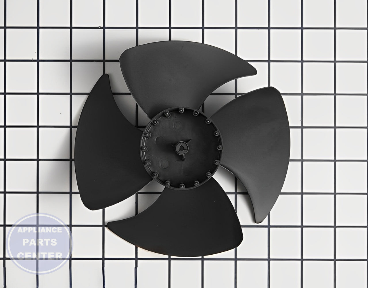 GE REFRIGERATOR CONDENSER FAN BLADE WR60X24484 - Main view showing powerful airflow for GEN Freezer and Refrigerator models