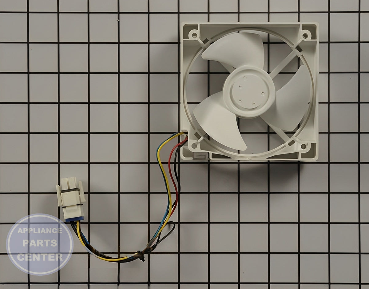 GE REFRIGERATOR EVAPORATOR FAN MOTOR WR60X25858 - Main view showing efficient cooling for GEN models