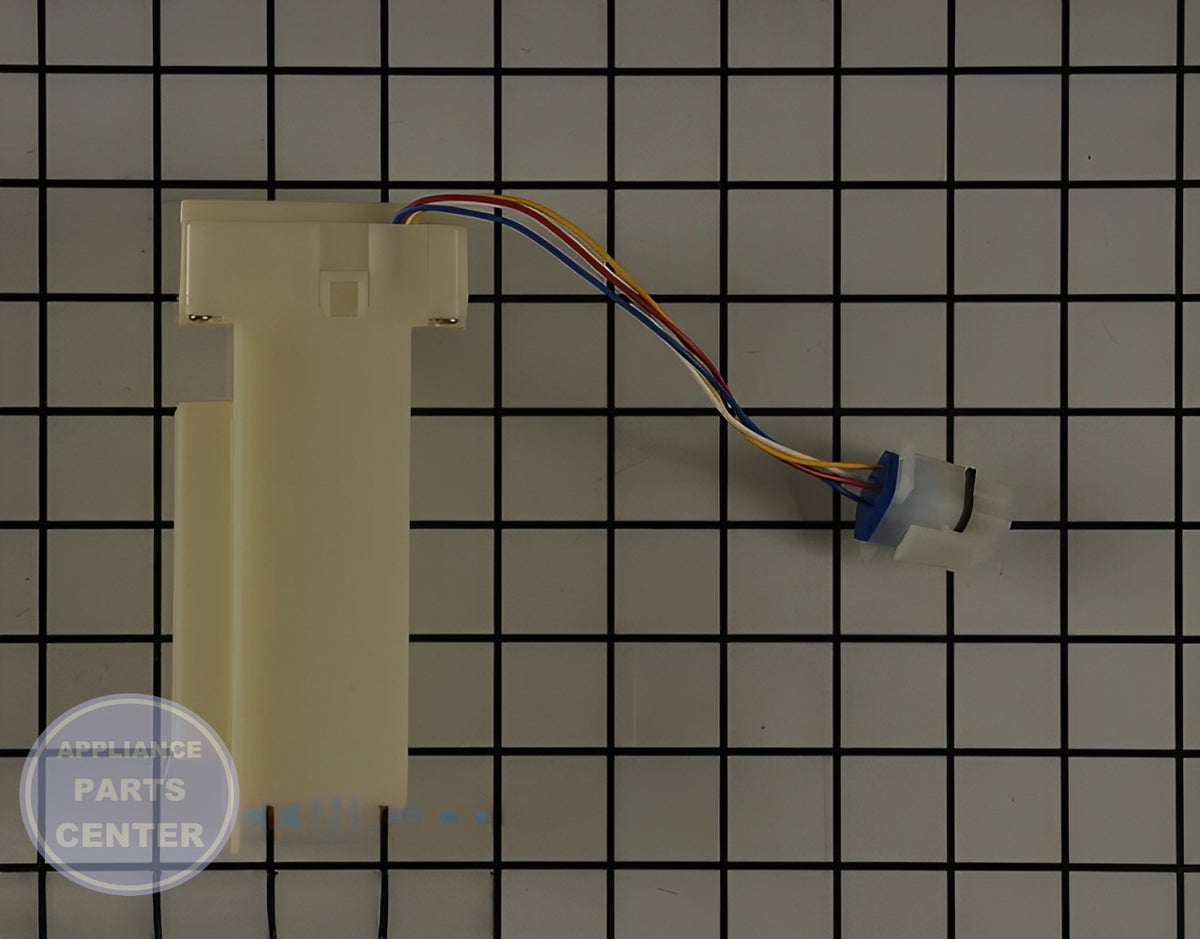 GE REFRIGERATOR DAMPER ASSEMBLY WR60X27396 - Side view with precise cooling specifications