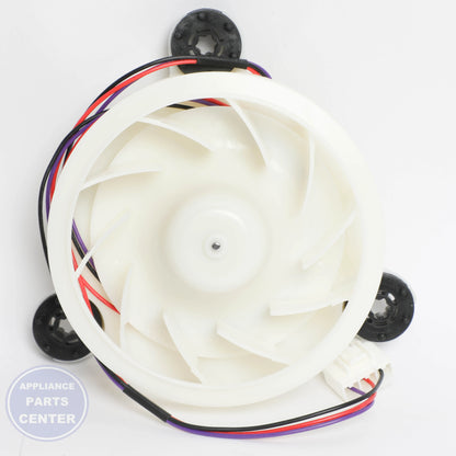 GEH REFRIGERATOR FAN WR60X28538 - Installation in specific model showing key mounting points