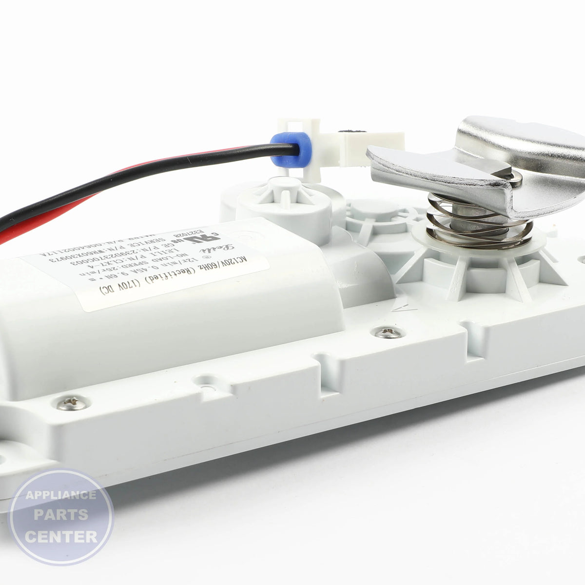 GEH AUGER MOTOR WR60X31985 - Installation in GEH model showcasing motor mounting points