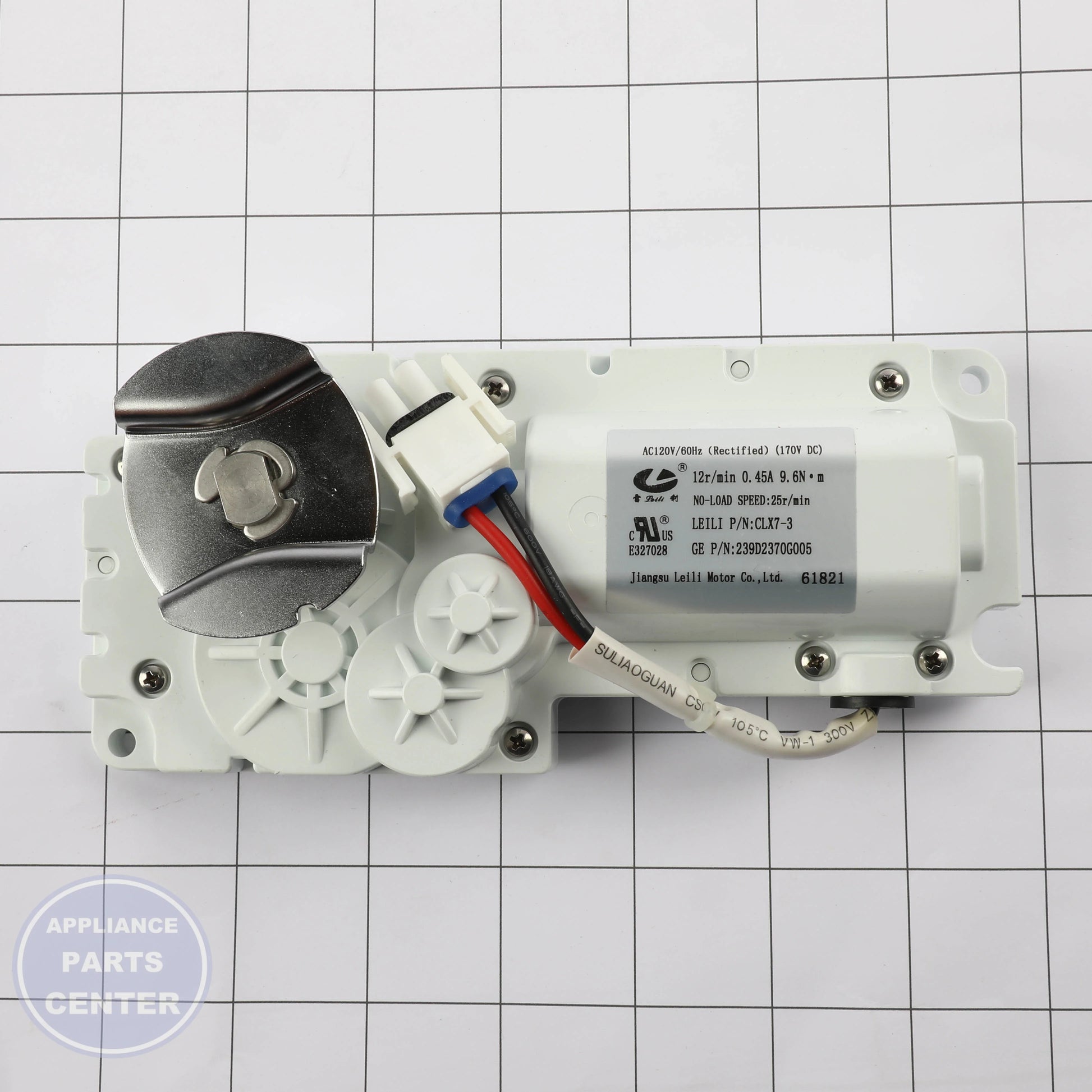 GEH AUGER MOTOR WR60X32568 - Installation in WR60X20081 showing key mounting points