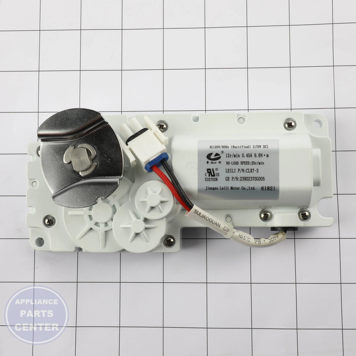 GEH AUGER MOTOR WR60X32568 - Installation in WR60X20081 showing key mounting points