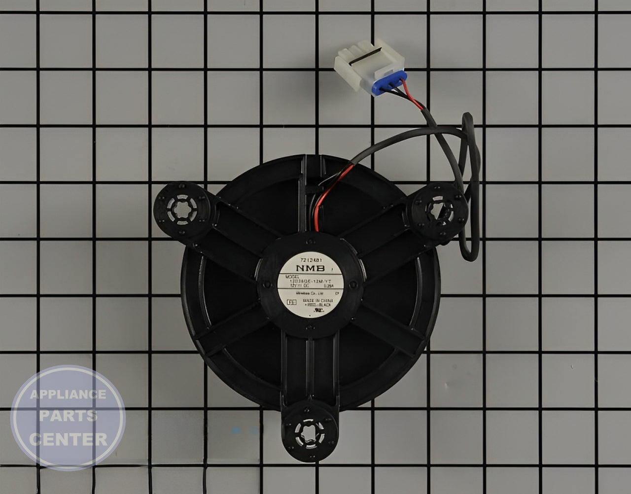 GE REFRIGERATOR EVAPORATOR FAN MOTOR WR60X35365 - Main view showing efficient cooling for GE models