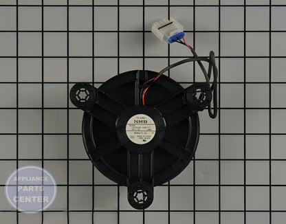 GE REFRIGERATOR EVAPORATOR FAN MOTOR WR60X35365 - Main view showing efficient cooling for GE models