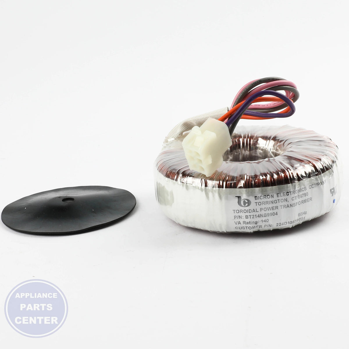 GEH SXS TRANSFORMER 140VA WR62X10069 - Main view showing power capacity for GEH refrigerator models