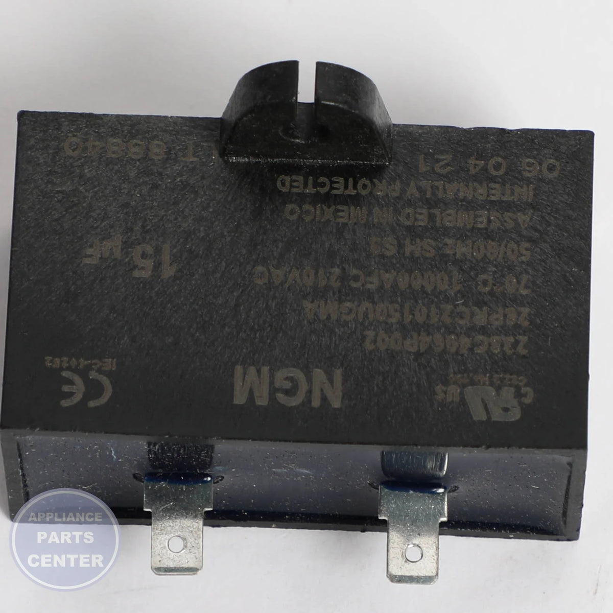 GEH CAPACITOR WR62X51 - Installation in GEH model showing mounting points