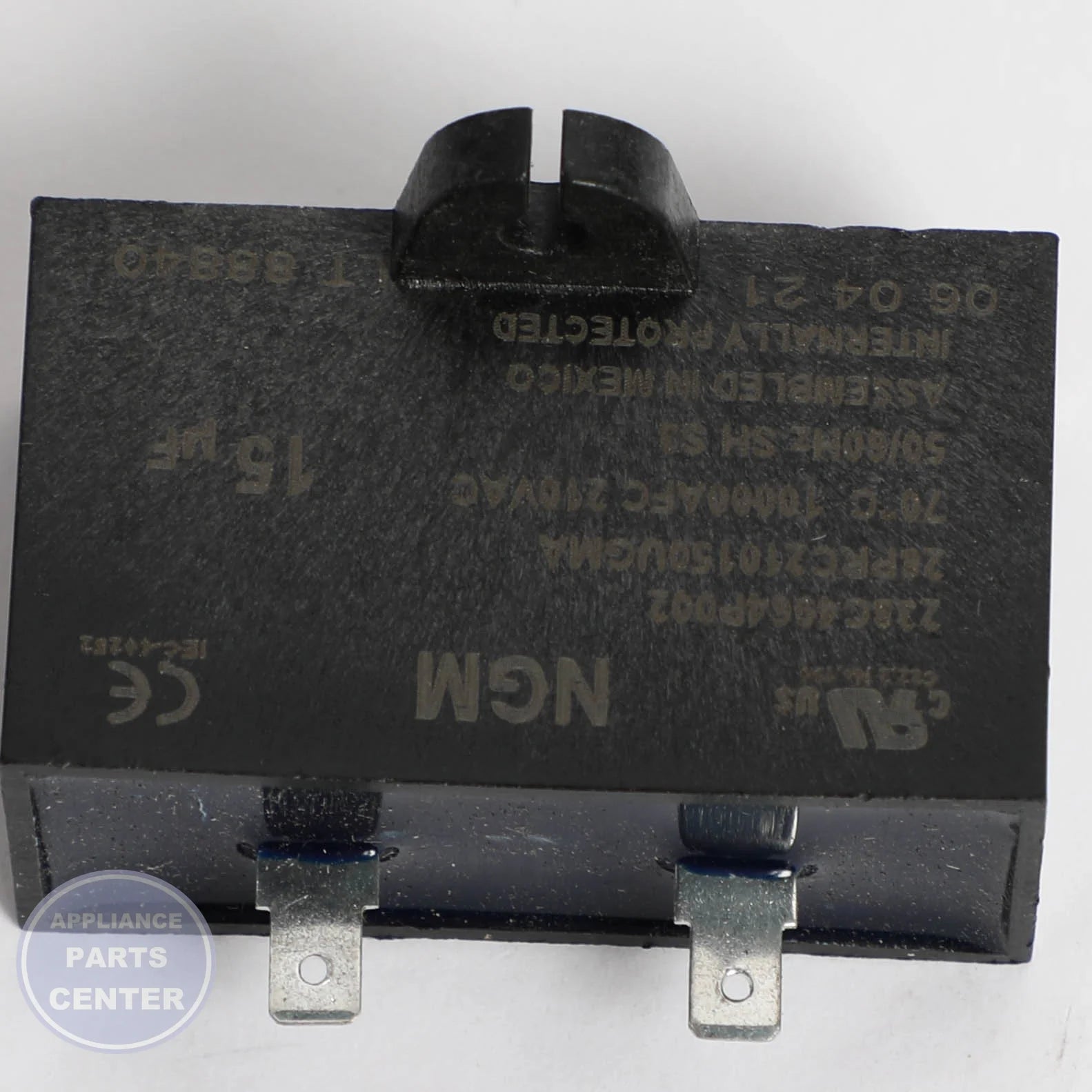 GEH CAPACITOR WR62X51 - Installation in GEH model showing mounting points