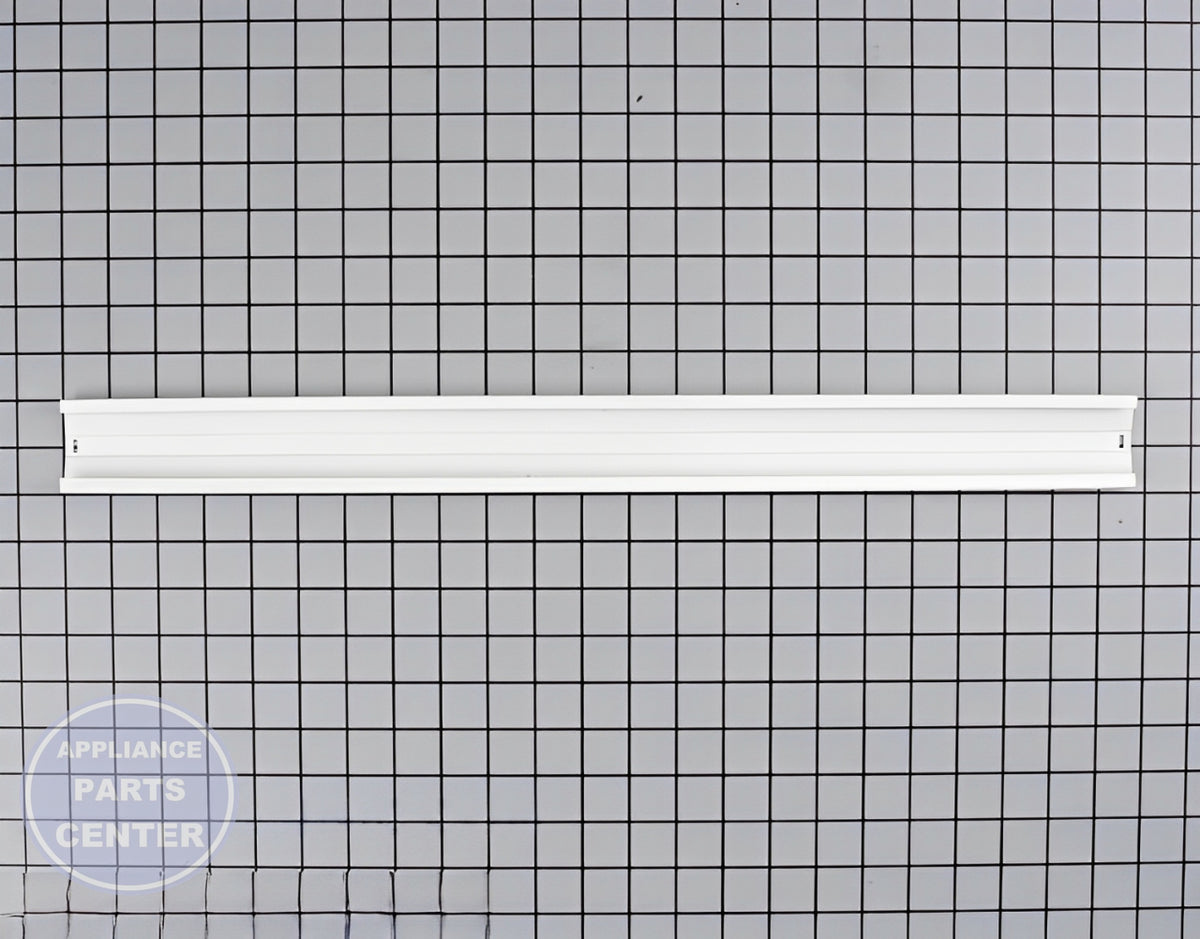GE Shelf Retainer Bar WR71X10080 - Installation in GE model showcasing key mounting points