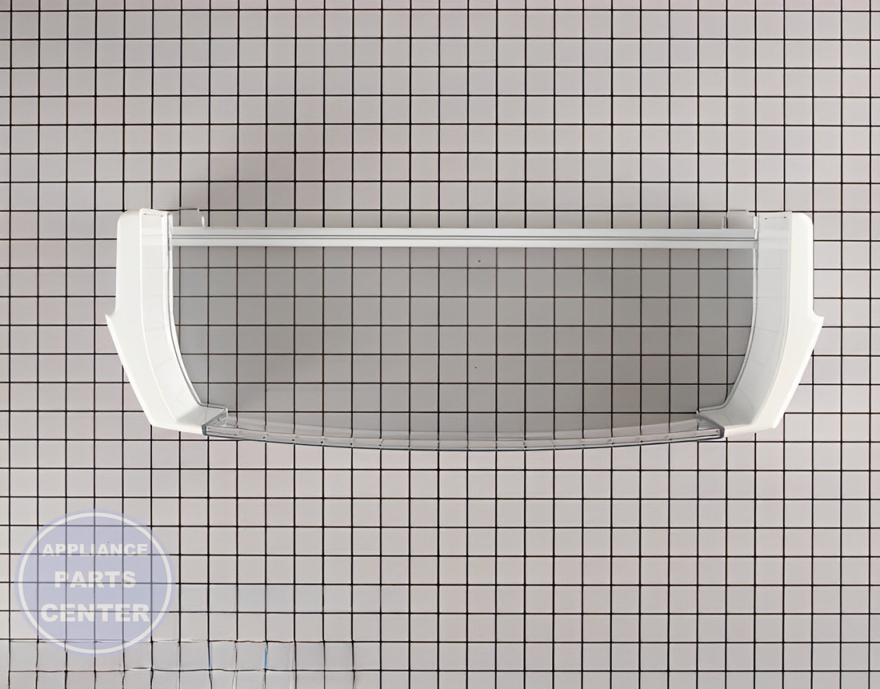 GE Door Shelf Bin WR71X10409 - Main view showing sturdy construction for GE models
