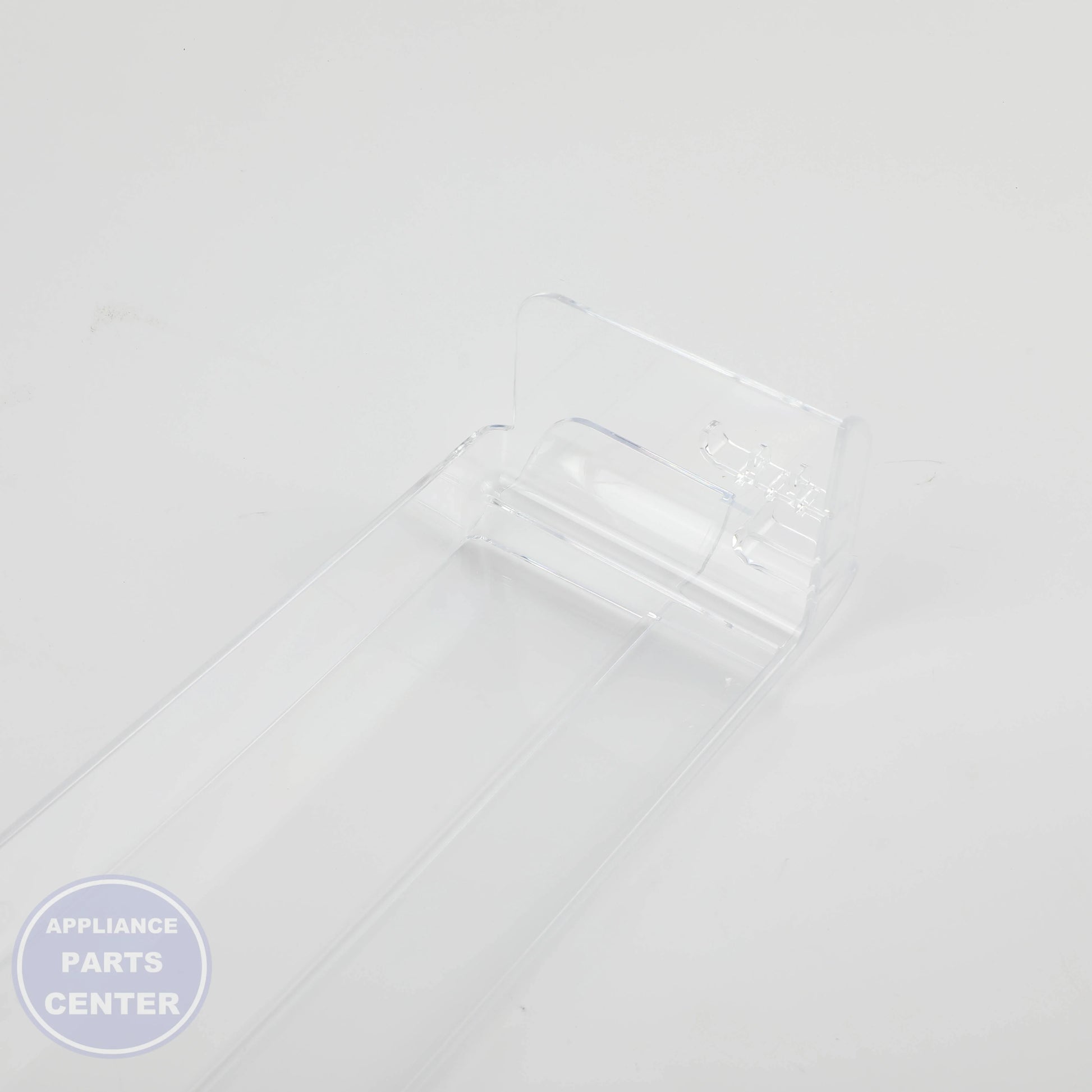 SHELF FIXED FF WR71X24429 - Detailed view of shelf & shelf support