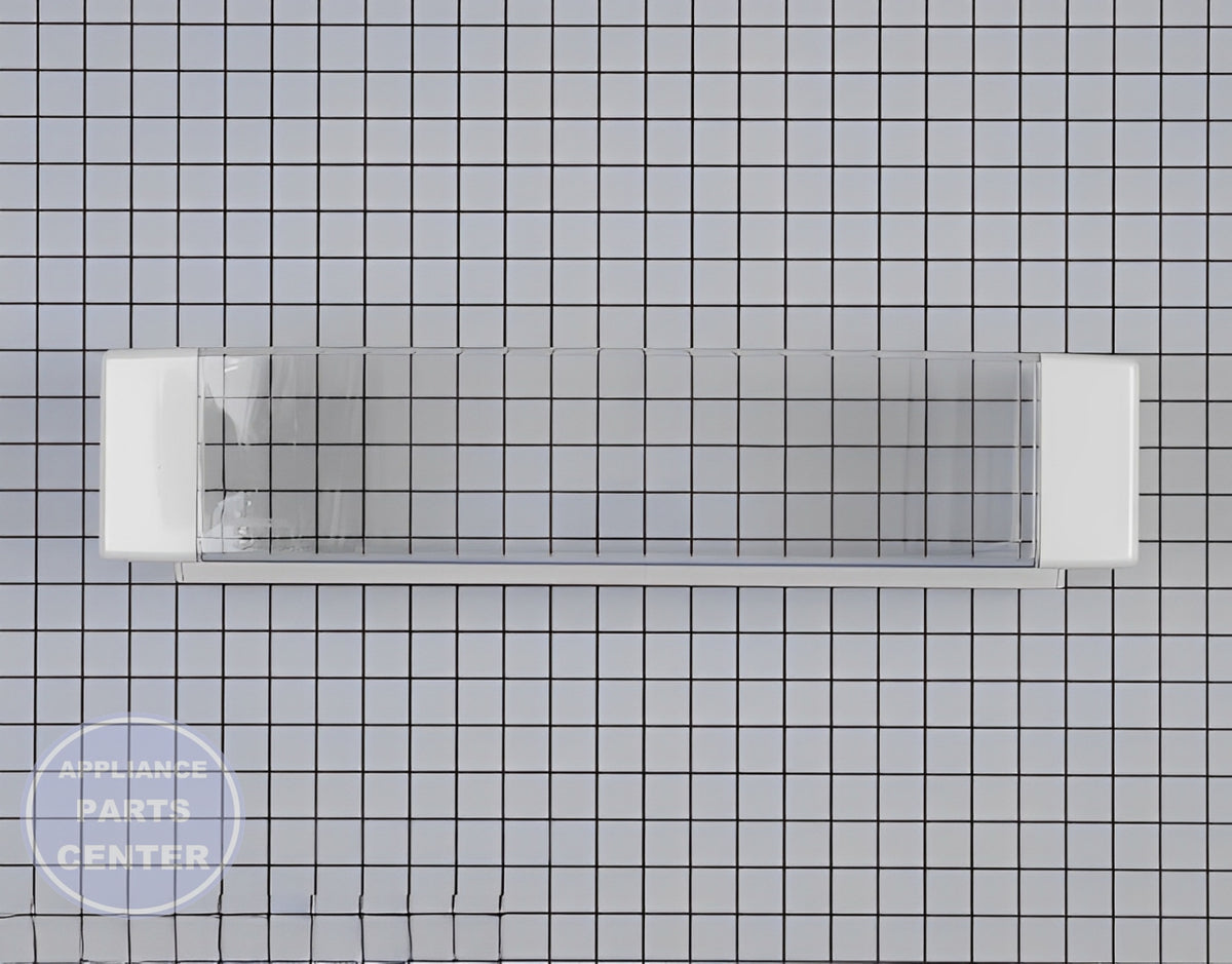 GE REFRIGERATOR DOOR BIN WR71X25603 - Detailed view of precise measurements for a perfect fit