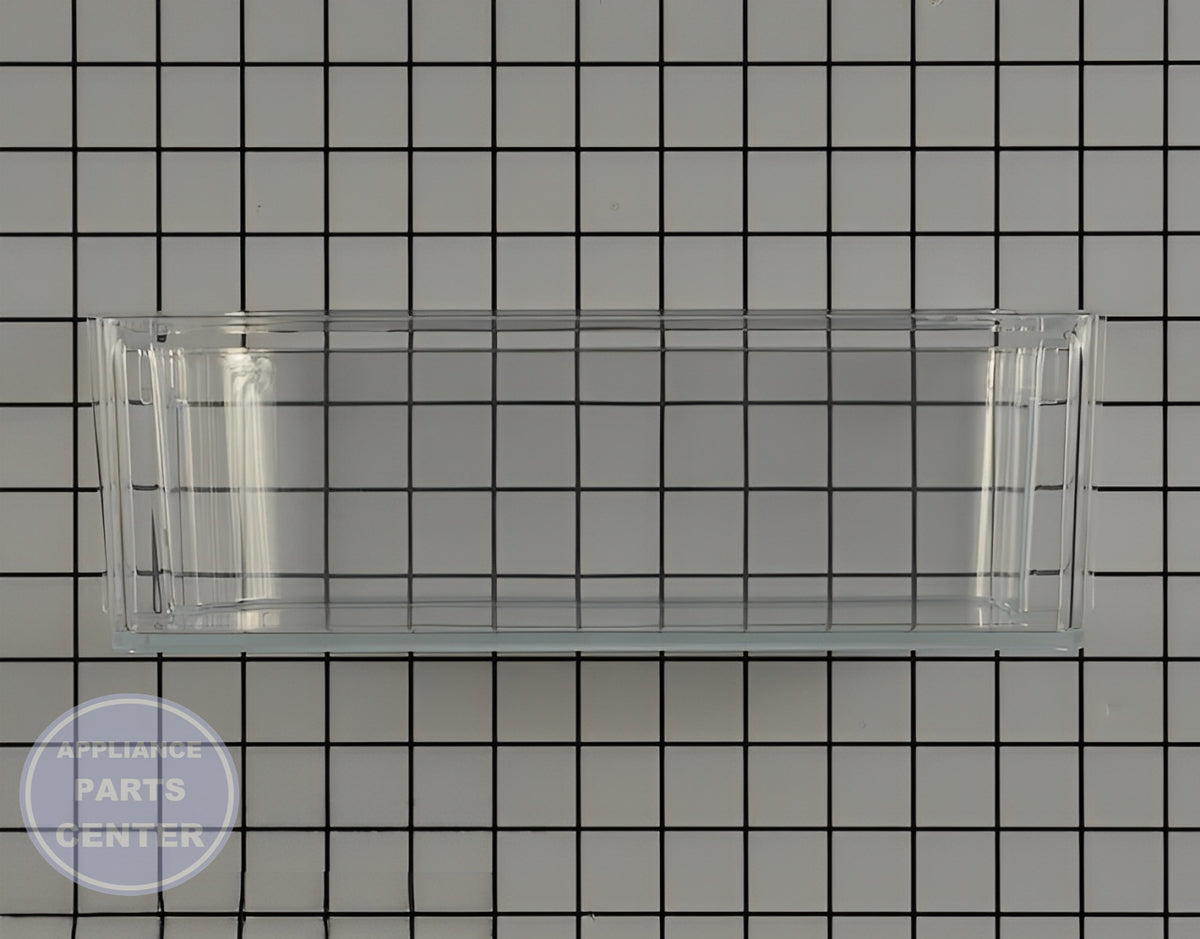 Door Shelf Bin WR71X28444 - Detailed view of sturdy shelf & shelf support