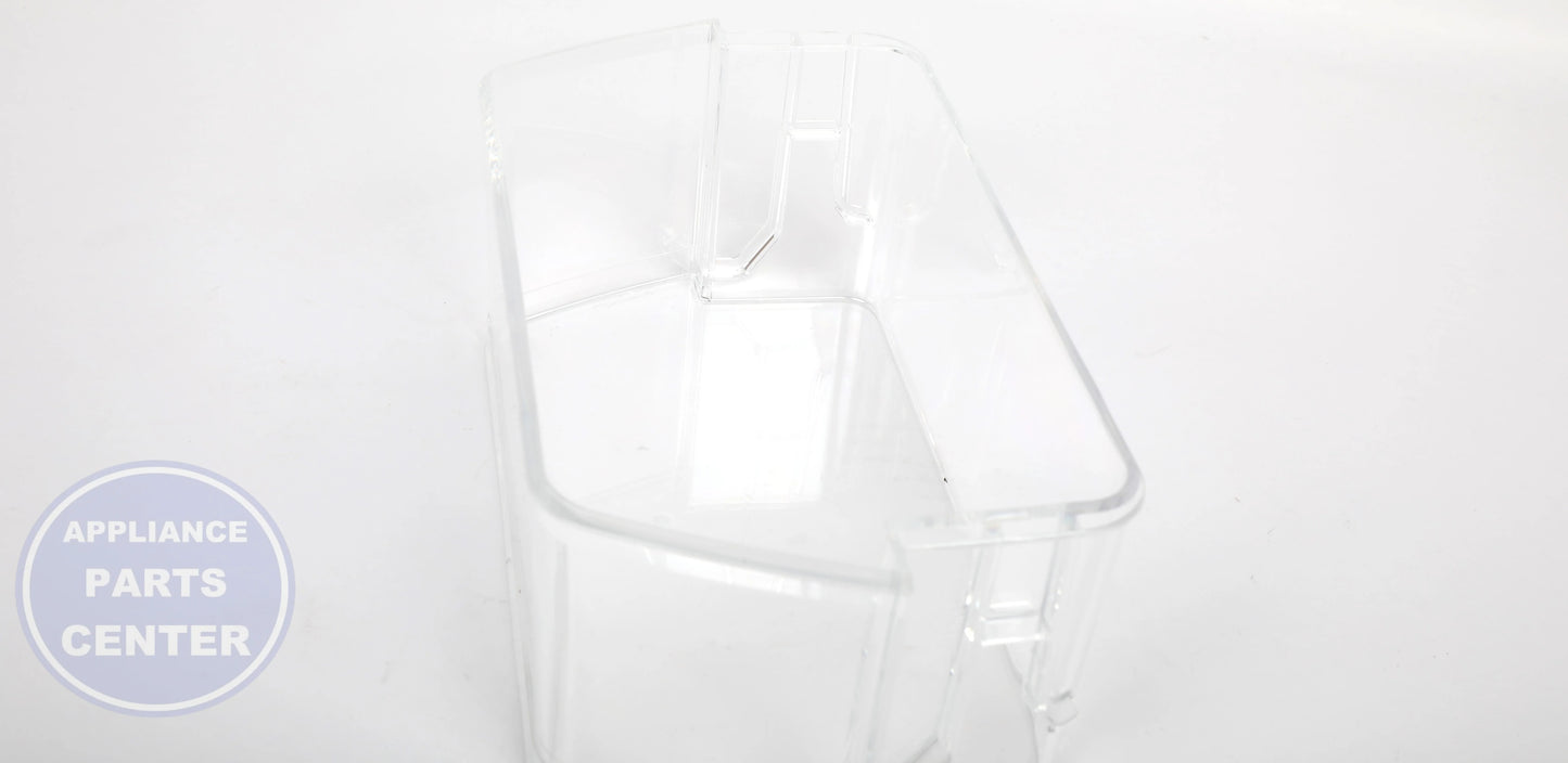 REFRIGERATOR BOTTLE RACK WR71X28527 - Side view with 6-bottle capacity specs