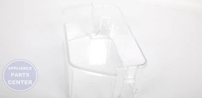 REFRIGERATOR BOTTLE RACK WR71X28527 - Side view with 6-bottle capacity specs
