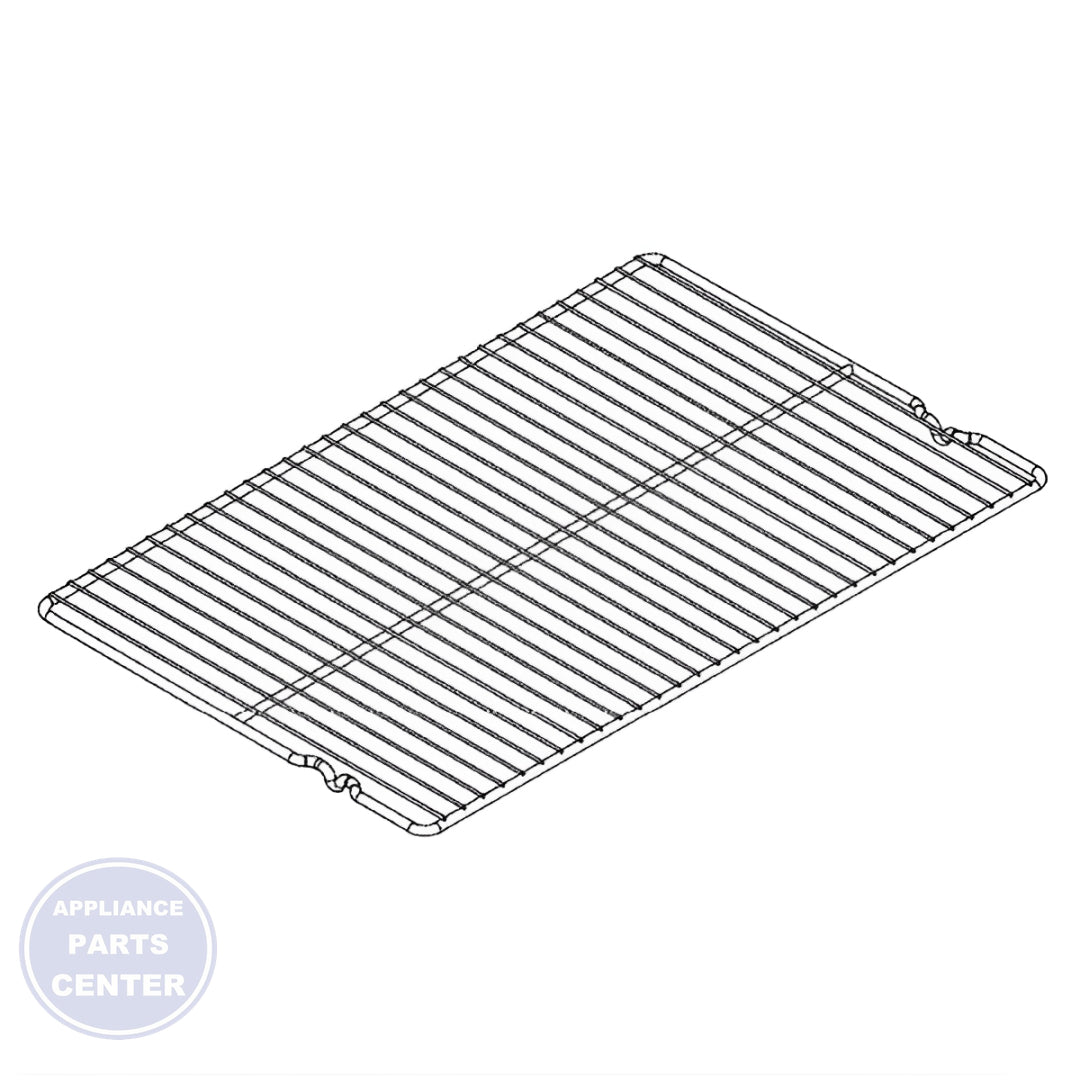 GE REFRIGERATOR WIRE SHELF WR71X31099 - Main view showing strong wire construction for GE refrigerator models