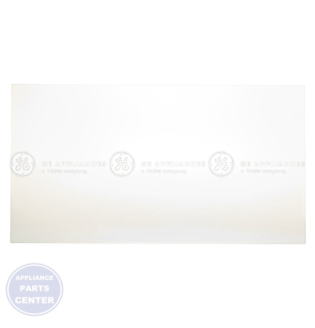 GE REFRIGERATOR 22" FRESH FOOD GLASS SHELF WR71X31107 - Main view showing spacious storage for various models