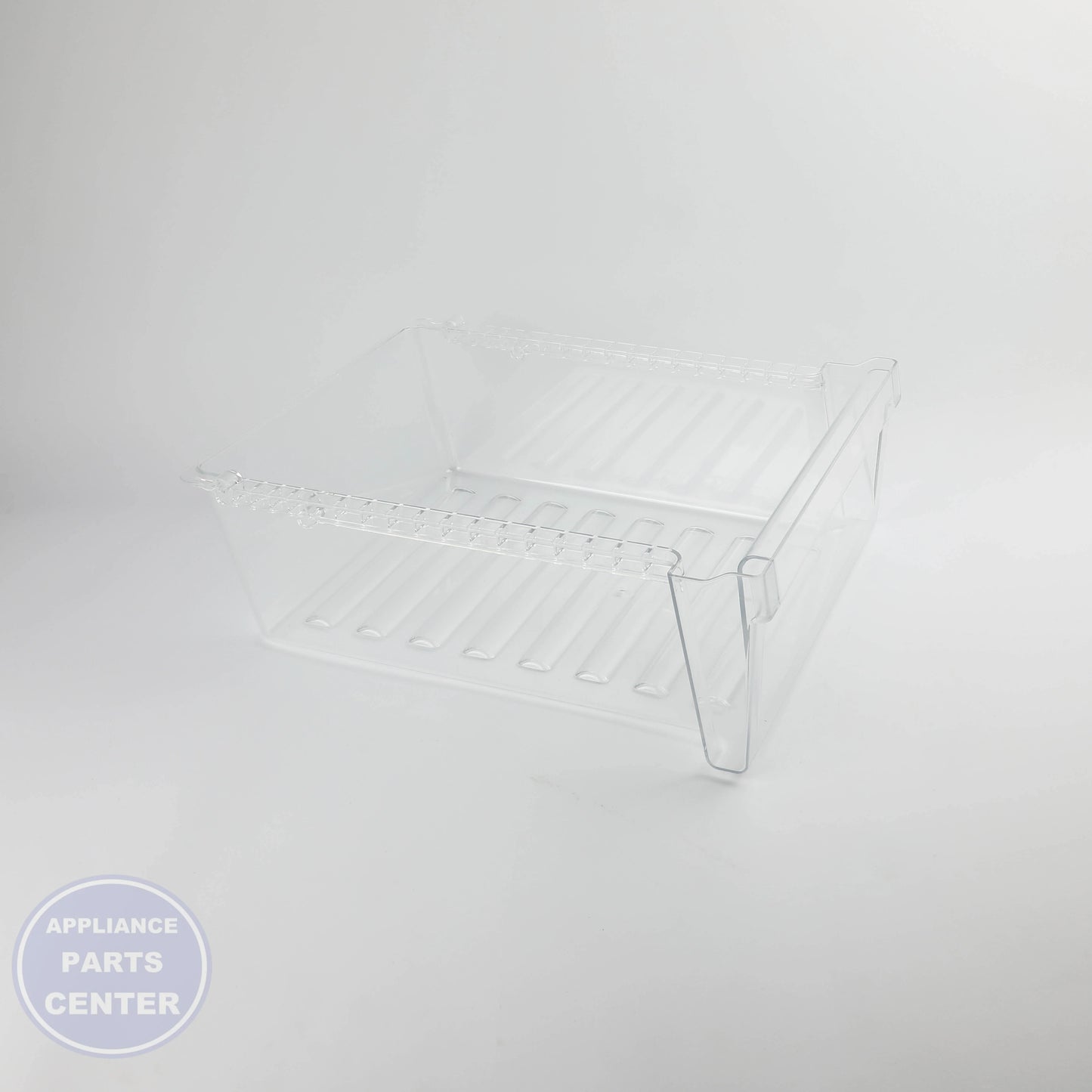 VEGETABLE DRAWER WR71X38311 - Side view with 15 lbs storage capacity