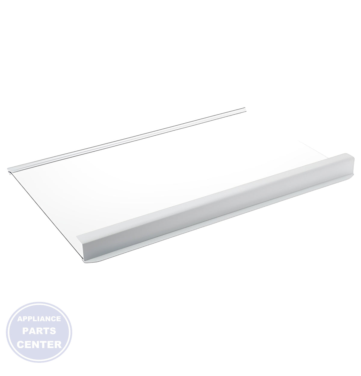 GE REFRIGERATOR FRESH FOOD GLASS SHELF 16 17 - Main view showing sturdy construction for GE models
