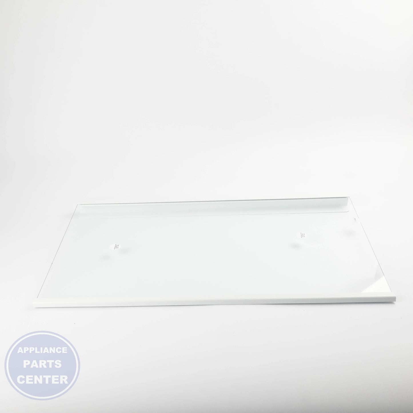 FRESH FOOD GLASS SHELF 22 - Side view with 25 lbs capacity