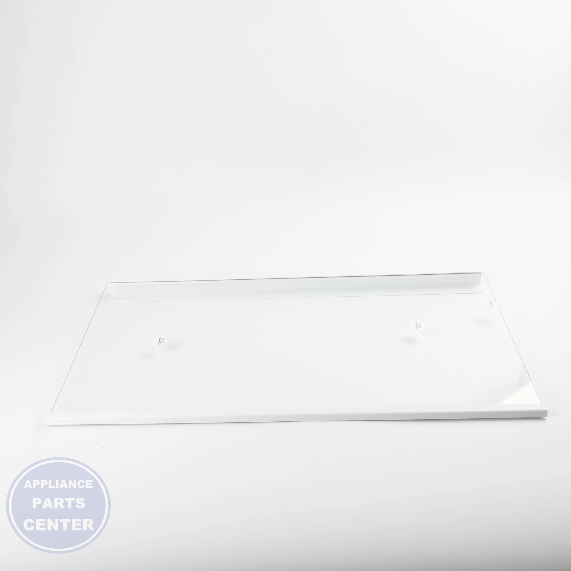FRESH FOOD GLASS SHELF 22 - Side view with 25 lbs capacity