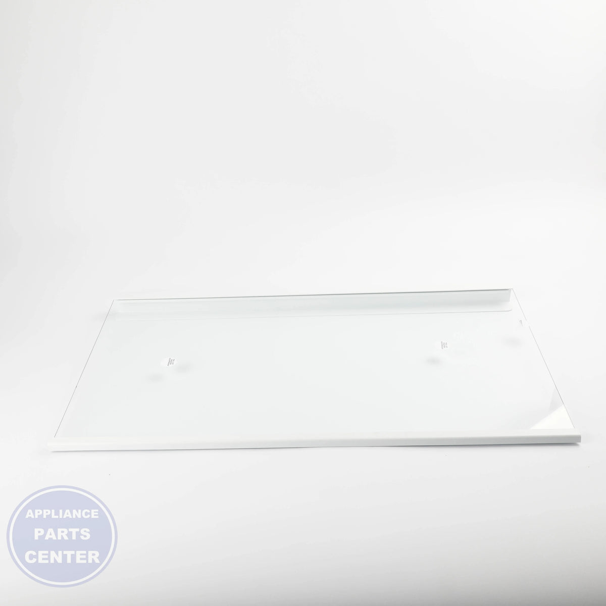 FRESH FOOD GLASS SHELF 22 - Side view with 25 lbs capacity