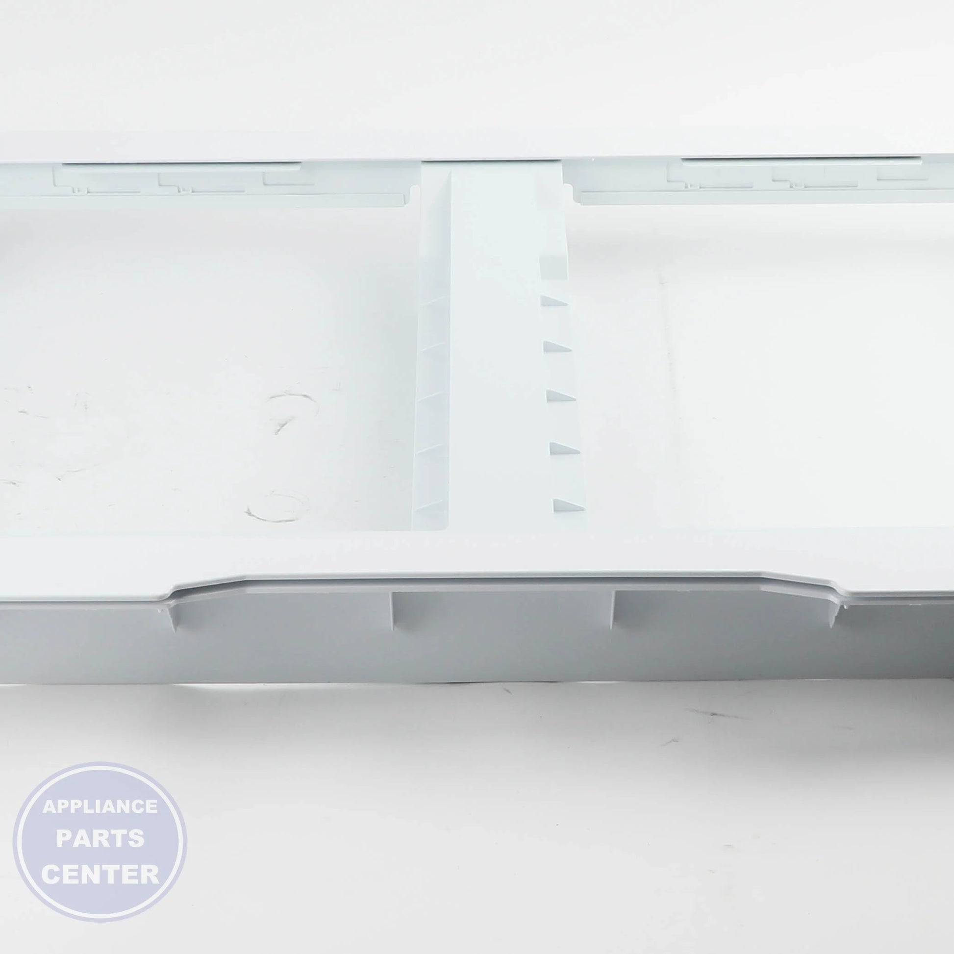 GEH VEGETABLE DRAWER COVER WITH GLASS WR71X42025 - Installation in specific model showing easy mounting points