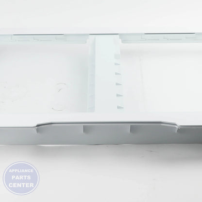GEH VEGETABLE DRAWER COVER WITH GLASS WR71X42025 - Installation in specific model showing easy mounting points