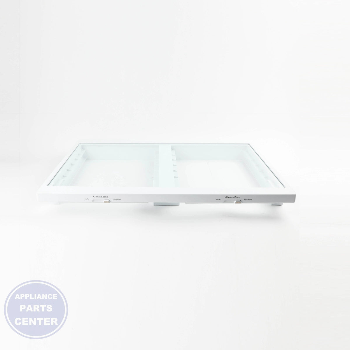 GEH VEGETABLE DRAWER COVER WITH GLASS WR71X42025 - Installation in specific model showing easy mounting points