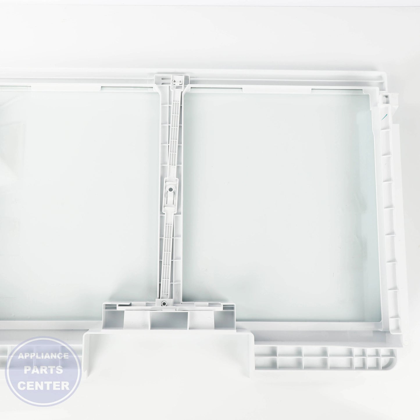 GEH FULL-WIDTH DRAWER COVER WITH GLASS WR71X42032 - Main view showing spacious design for GEH models