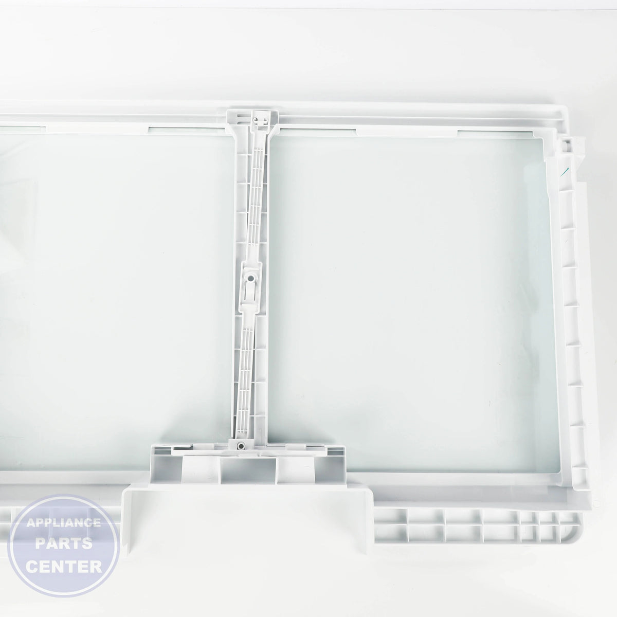 GEH FULL-WIDTH DRAWER COVER WITH GLASS WR71X42032 - Main view showing spacious design for GEH models