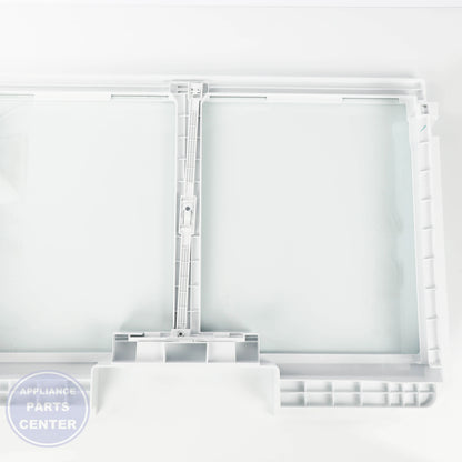 GEH FULL-WIDTH DRAWER COVER WITH GLASS WR71X42032 - Main view showing spacious design for GEH models