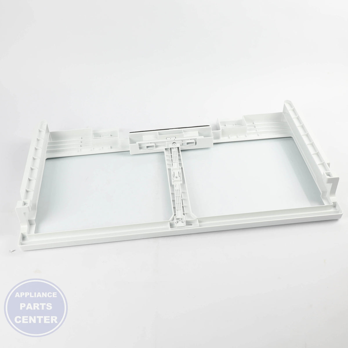 GEH FULL-WIDTH DRAWER COVER WITH GLASS WR71X42037 - Main view showing sleek design for GEH models
