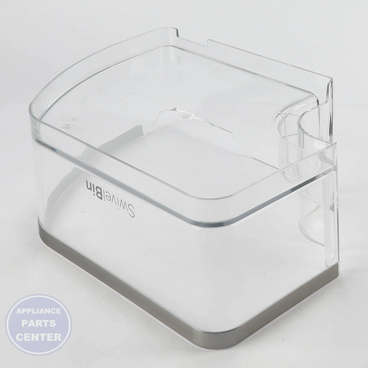SWIVEL BIN WR71X43977 - Side view with precise measurements