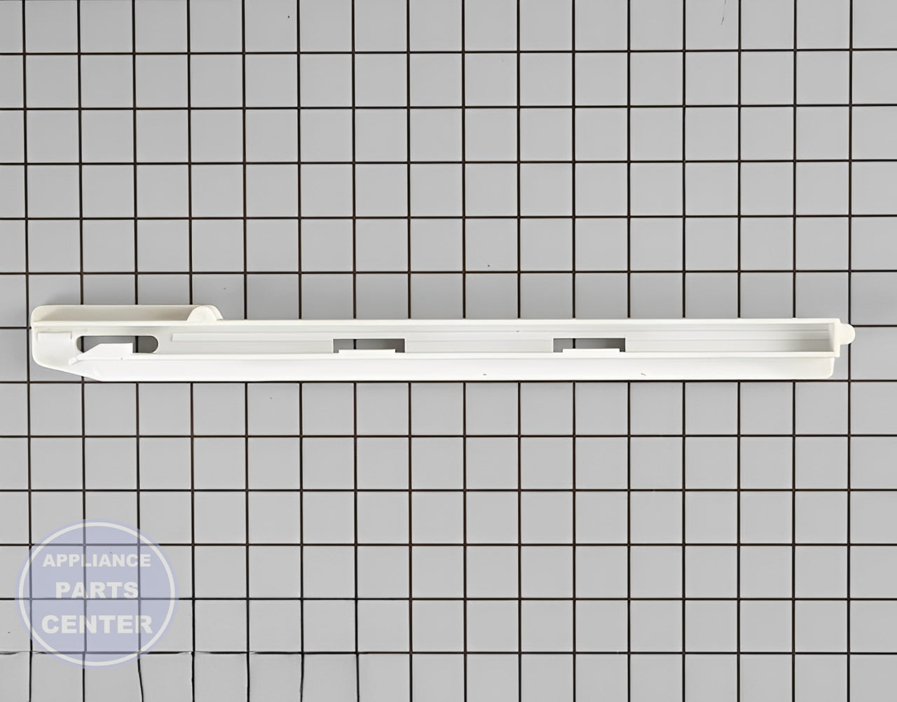 GE Drawer Slide Rail WR72X10073 - Main view showing smooth operation for GE and Hotpoint refrigerators