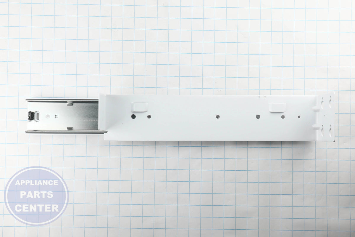 GEH FZ SLIDE/SUPPORT ASM LH WR72X10124 - Installation in GEH model showing key mounting points