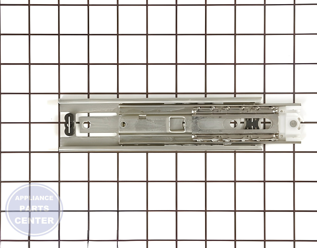 Drawer Slide Rail WR72X10195 - Side view with 12-inch length and 50 lbs support capacity