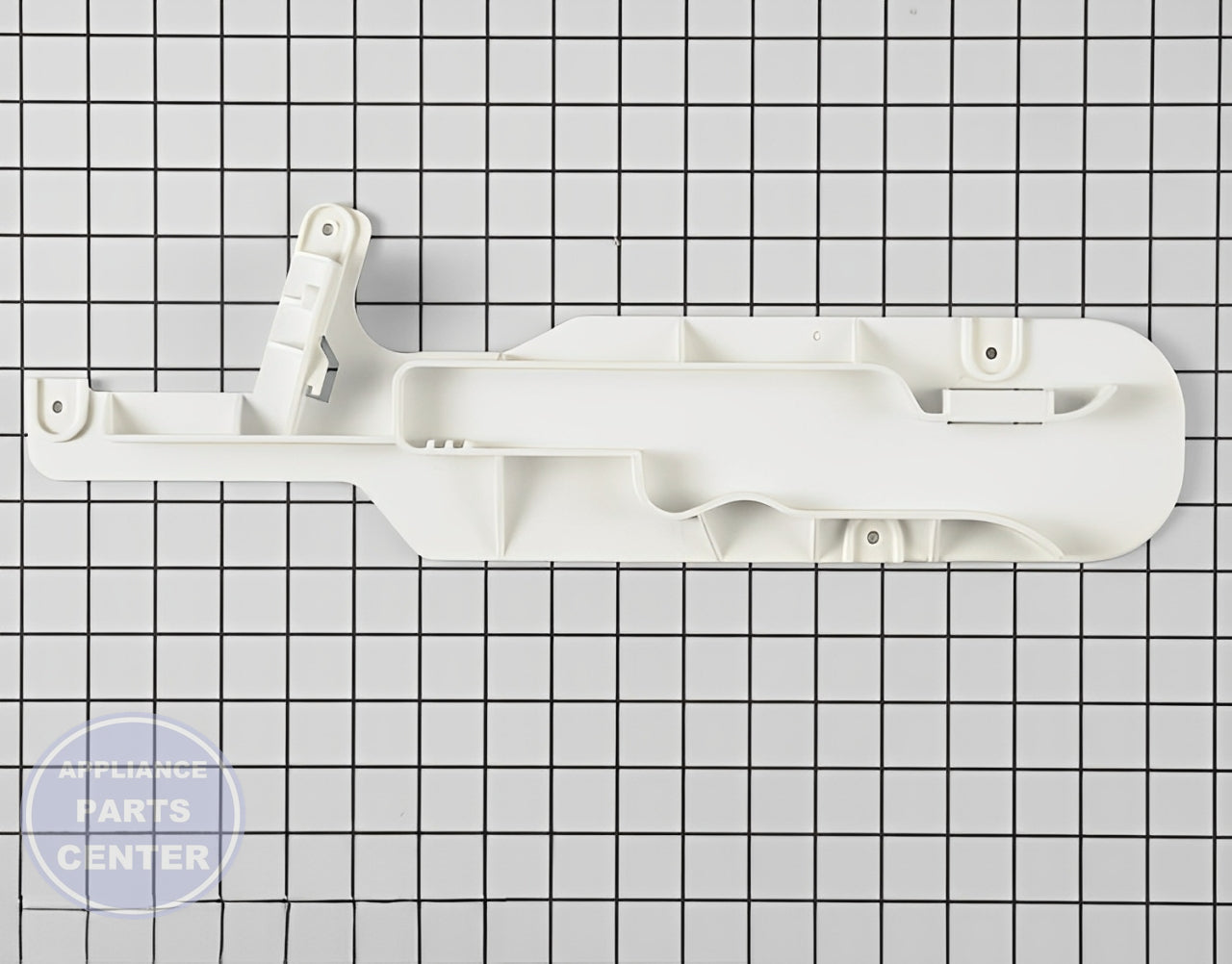 GE REFRIGERATOR LEFT SLIDE RAIL WR72X10240 - Main view showing smooth operation for GE refrigerator models