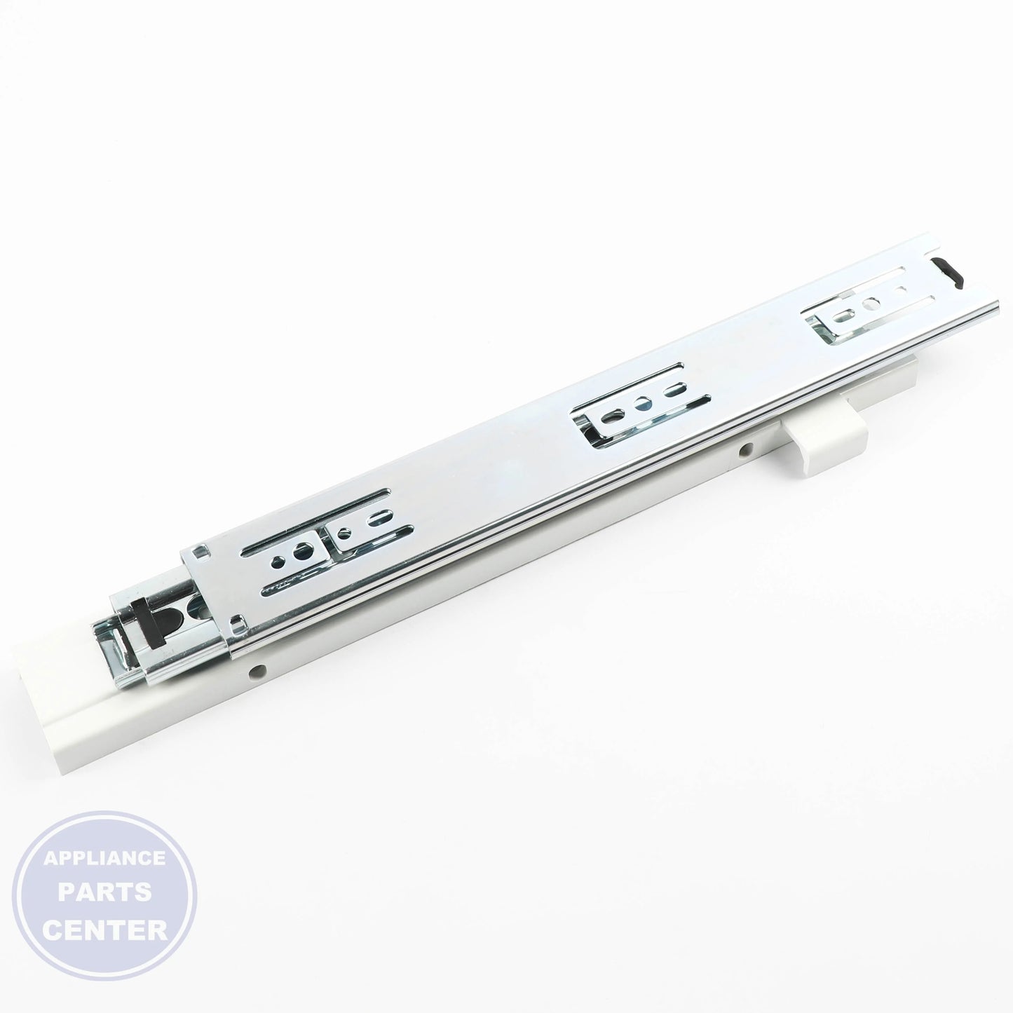 REFRIGERATOR UPPER SLIDE WR72X10278 - Side view with 50 lb weight support
