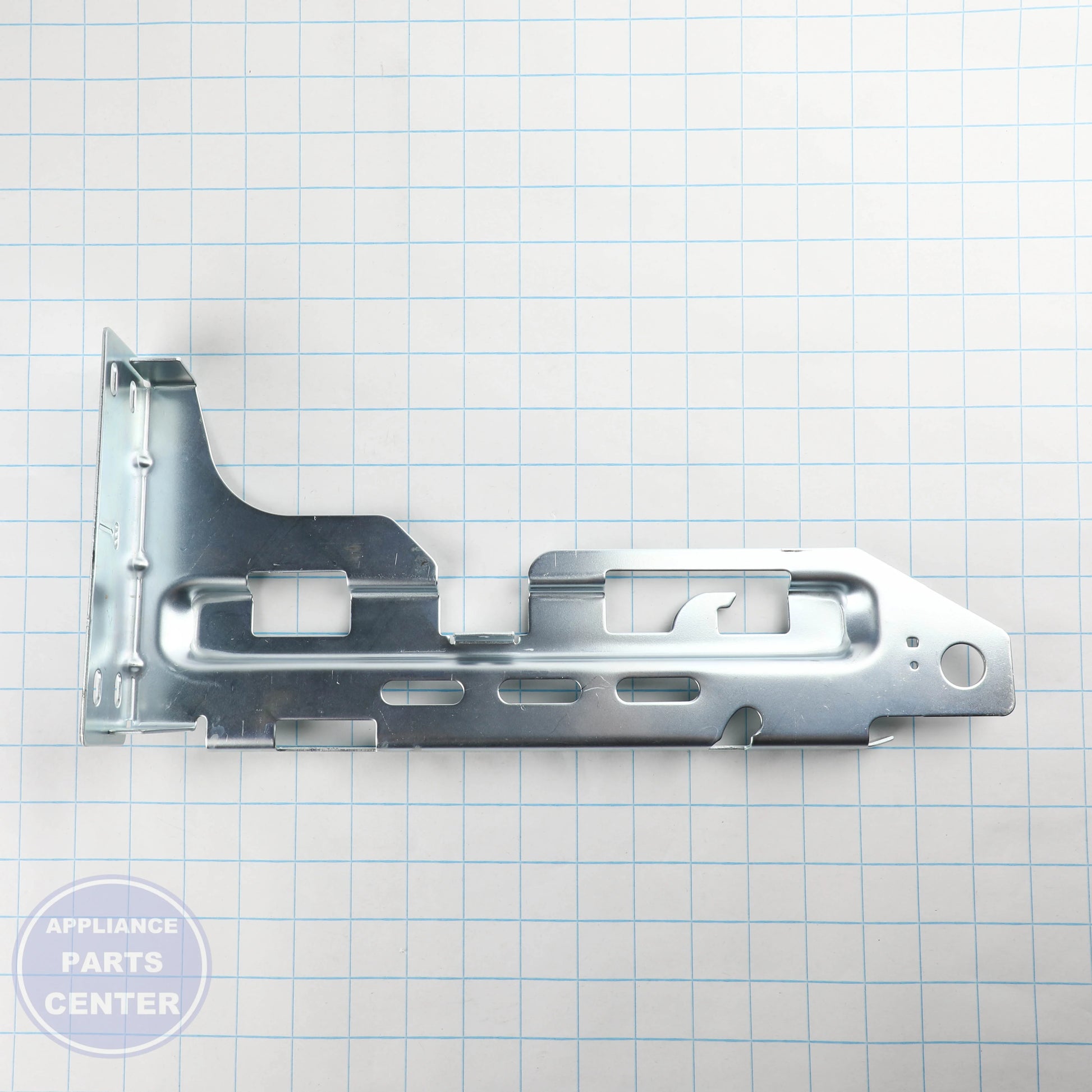 GEH FREEZER DOOR BRACKET RIGHT WR72X29586 - Installation in specific model showing key mounting points