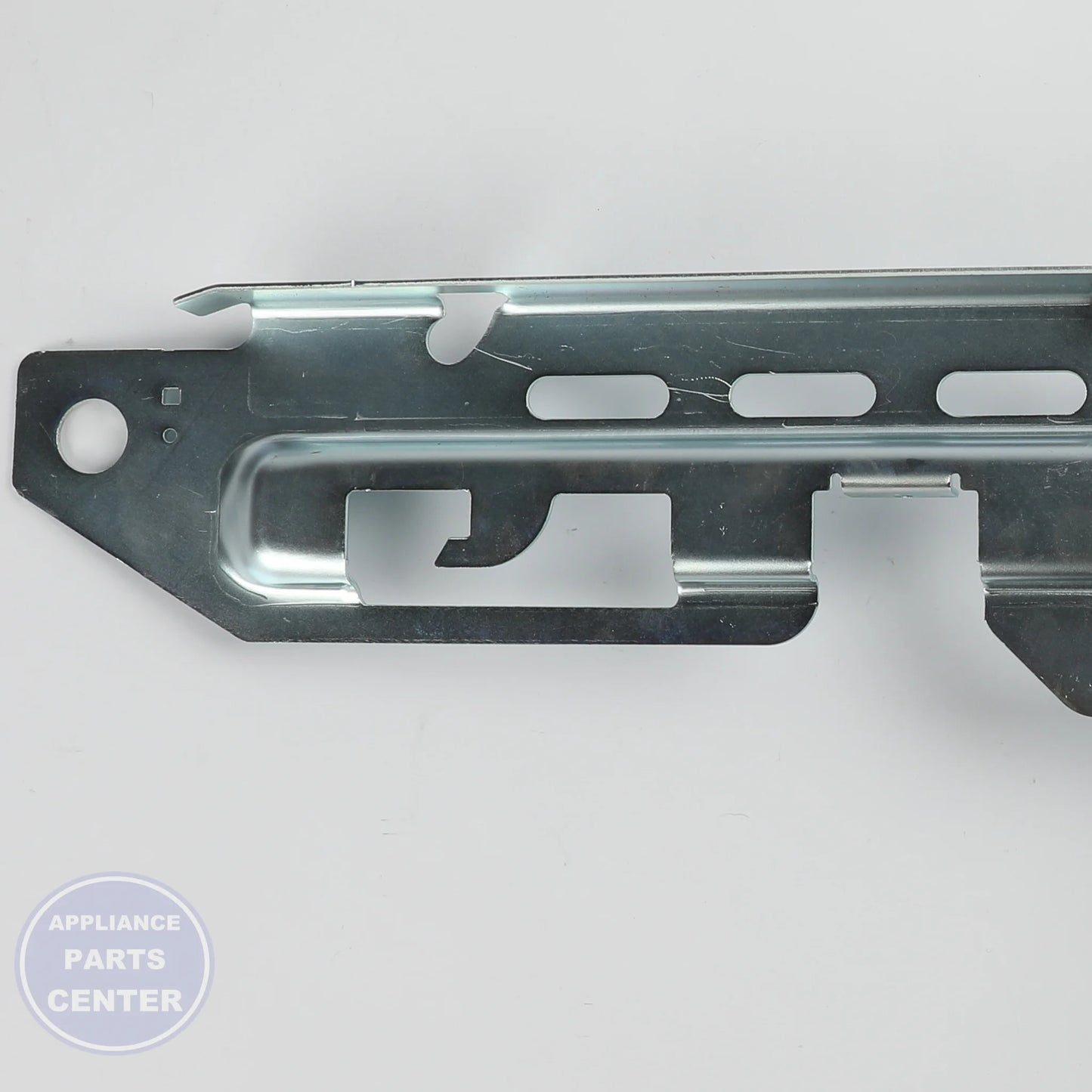 FREEZER DOOR BRACKET LEFT WR72X29587 - Detailed view of heavy-duty construction