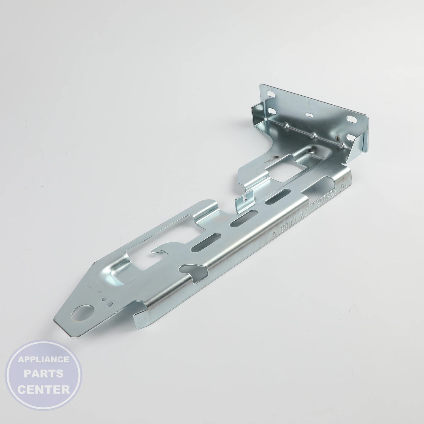 GEH FREEZER DOOR BRACKET LEFT WR72X29587 - Installation in GEH model showing key mounting points