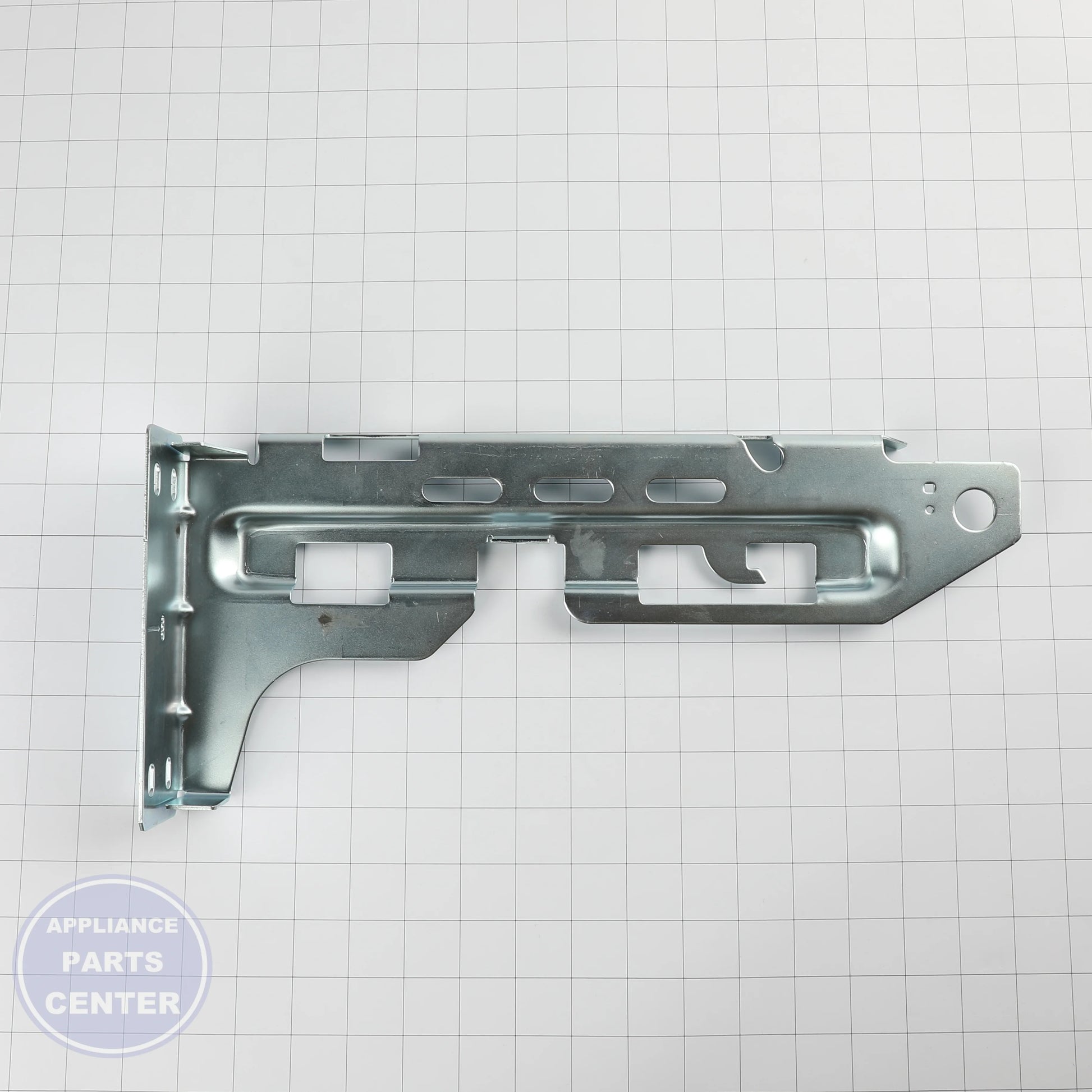 GEH FREEZER DOOR BRACKET LEFT WR72X29587 - Installation in GEH model showing key mounting points